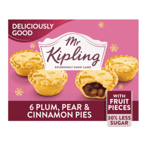 Mr Kipling 6 Deliciously Good Plum Pear And Cinnamon Pies