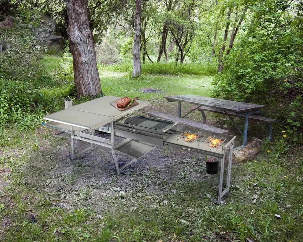 Overland Vehicle Systems Komodo Camp Kitchen - Stainless Steel - Image 2